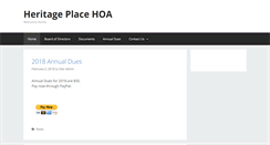 Desktop Screenshot of heritageplacecolumbus.org